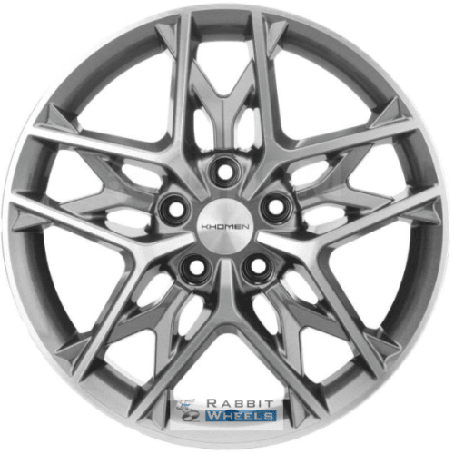 Khomen KHW 1709 7x17 5*114.3 ET43.5 DIA67.1 Gray-FP Литой