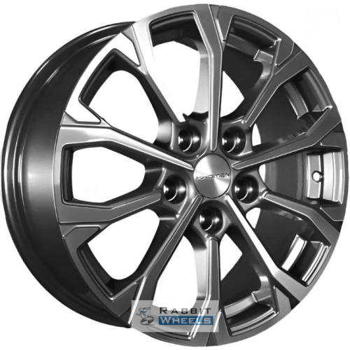 Khomen KHW 1605 6.5x16 5*114.3 ET45 DIA67.1 Gray-FP Литой