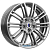 K&K Эрфурт 7x17 4*100 ET37 DIA67.1 Дарк платинум Литой