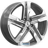 K&K KP004 7.5x19 5*114.3 ET49 DIA67.1 Diamond gloss graphite Литой