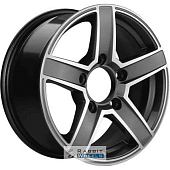 Khomen KHW 1614 6.5x16 5*139.7 ET35 DIA98.5 Gray-FP Литой