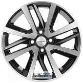 Khomen KHW 1609 6x16 4*100 ET48 DIA54.1 Black Литой