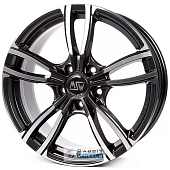 MSW 73 9x19 5*112 ET44 DIA73.1 Gloss Dark Grey Full Polished Литой