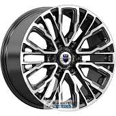 K&K Кортес 8.5x19 6*139.7 ET24 DIA77.8 Алмаз черный Литой