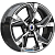 K&K Кайан 7.5x18 5*114.3 ET40 DIA66.1 Алмаз черный Литой