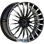 BNVT 01 11x22 5*112 ET28 DIA66.6 Satin Black Face Кованый