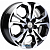 Khomen KHW 1711 6.5x17 5*108 ET43 DIA65.1 Black-FP Литой