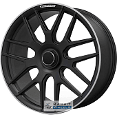 AMG Style GLS 10x21 5*112 ET45 DIA66.6 Matte Black Polish Lip Кованый