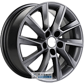Khomen KHW 1604 6x16 5*100 ET38 DIA57.1 Gray Литой