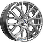 K&K Лилиом 6x16 4*108 ET38 DIA63.3 Дарк платинум Литой