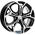Khomen KHW 1702 7x17 5*110 ET45 DIA63.3 Black-FP Литой