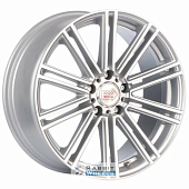 1000 Miglia MM1005 7.5x17 5*108 ET40 DIA63.3 Matt Silver Polished Литой