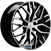 Khomen KHW 2005 8.5x20 5*120 ET45.5 DIA62.5 Black-FP Литой