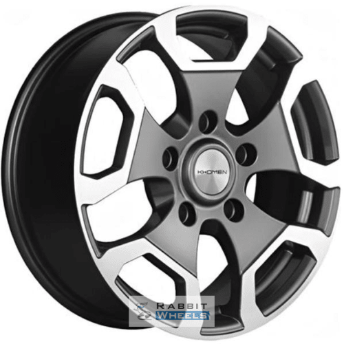 Khomen KHW 1725 6.5x17 5*139.7 ET35 DIA98.5 Gray-FP Литой