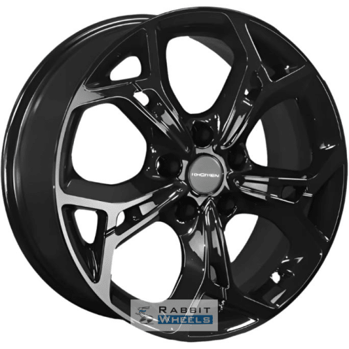 Khomen KHW 1702 7x17 5*108 ET43 DIA65.1 Black Литой