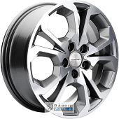 Khomen KHW 1711 6.5x17 5*114.3 ET50 DIA66.1 Black Литой