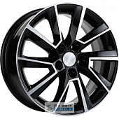 Khomen KNW 1604 6x16 5*105 ET39 DIA56.6 Black-FP Литой