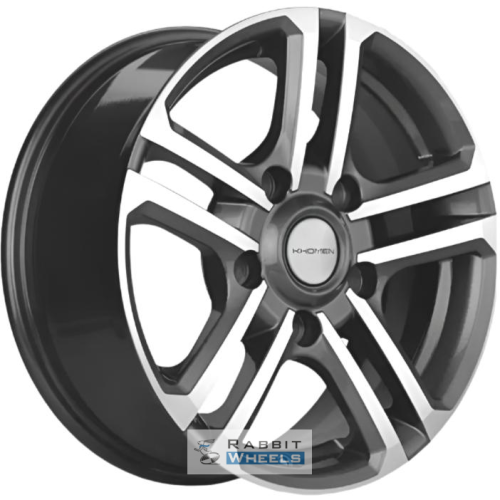 Khomen KNW 1602 6.5x16 5*139.7 ET35 DIA98.5 Gray-FP Литой
