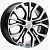 Khomen KHW 1608 6.5x16 5*114.3 ET45 DIA54.1 Black-FP Литой