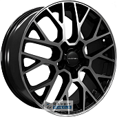 Khomen KHW 1818 7x18 5*112 ET45 DIA57.1 Black-FP Литой