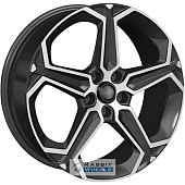 Khomen KHW 1909 7.5x19 5*108 ET36 DIA65.1 Black-FP Литой