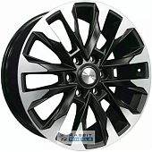 Khomen KHW 2010 8x20 6*139.7 ET36 DIA100.1 Black-FP Matt Литой