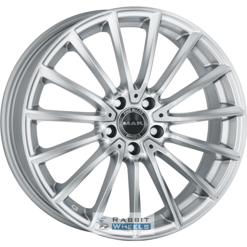 MAK Komet 8x19 5*112 ET43 DIA66.6 Silver Литой