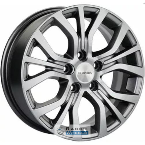 Khomen KNW 1608 6.5x16 5*114.3 ET45 DIA67.1 G-Silver Литой