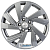 Khomen KHW 1801 7.5x18 5*114.3 ET45 DIA66.1 Gray Литой