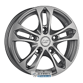 LS 197 6.5x16 5*139.7 ET40 DIA98.5 Silver Литой