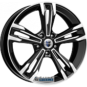 K&K Каррера 7x18 5*115 ET44 DIA70.1 Алмаз черный Литой