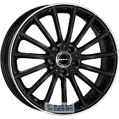 MAK Komet 9x19 5*112 ET50 DIA66.6 Gloss Black Mirror Ring Литой