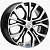 Khomen KHW 1608 6.5x16 5*110 ET45 DIA67.1 Black-FP Литой