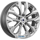 K&K Морейн 6.5x17 5*105 ET38 DIA56.6 Дарк платинум Литой