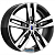 K&K Rassvet 6.5x16 5*100 ET48 DIA56.1 Алмаз черный Литой