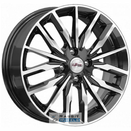 iFree Миконос 6x16 5*100 ET38 DIA57.1 Блэк Джек Литой