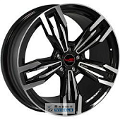 Replica LA B502 11x21 5*120 ET38 DIA72.6 BKF Литой