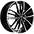 Khomen KHW 1812 7x18 5*114.3 ET48.5 DIA67.1 Black-FP Литой