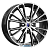 K&K Меандр 6x16 4*100 ET37 DIA60.1 Алмаз черный SK Литой