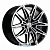 Khomen KHW 1904 8.5x19 5*108 ET48 DIA60.1 Black-FP Литой