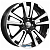 K&K КС874 6.5x17 4*100 ET41 DIA60.1 Алмаз черный Литой