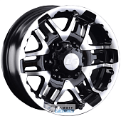 LS 894 8x16 6*139.7 ET0 DIA106.1 BKF Литой
