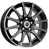 K&K Сиеста 7x16 5*105 ET38 DIA56.6 Алмаз черный Литой