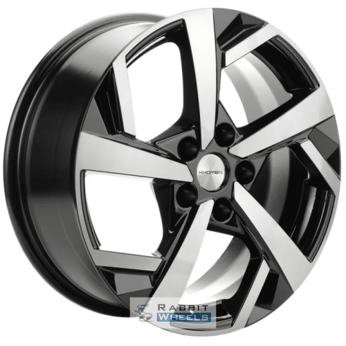 Khomen KNW 1712 7x17 5*114.3 ET37 DIA66.6 Black-FP Литой