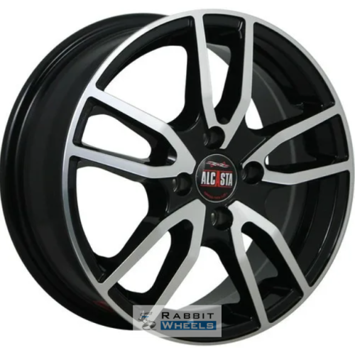 Alcasta M57 6.5x16 5*112 ET46 DIA57.1 BKF Литой