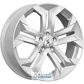 K&K КР015 7.5x19 5*114.3 ET40 DIA60.1 Elite silver Литой