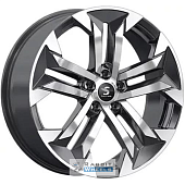 K&K КР015 7.5x19 5*114.3 ET45 DIA60.1 Алмаз графит Литой