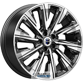 K&K Галего 7.5x19 5*110 ET40 DIA67.1 Алмаз черный Литой