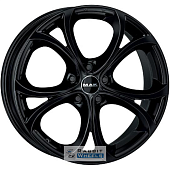 MAK Lario 10.5x20 5*112 ET43 DIA66.6 Gloss Black Литой