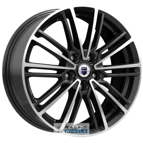 K&K Эрфурт 7x17 5*108 ET50 DIA63.3 Алмаз черный Литой